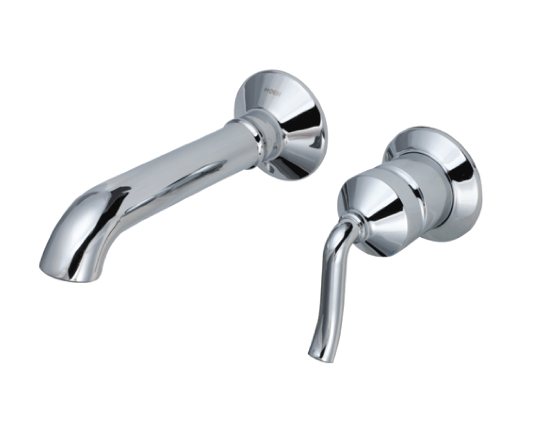 Bộ vòi lavabo âm tường nóng lạnh MOEN T16158*