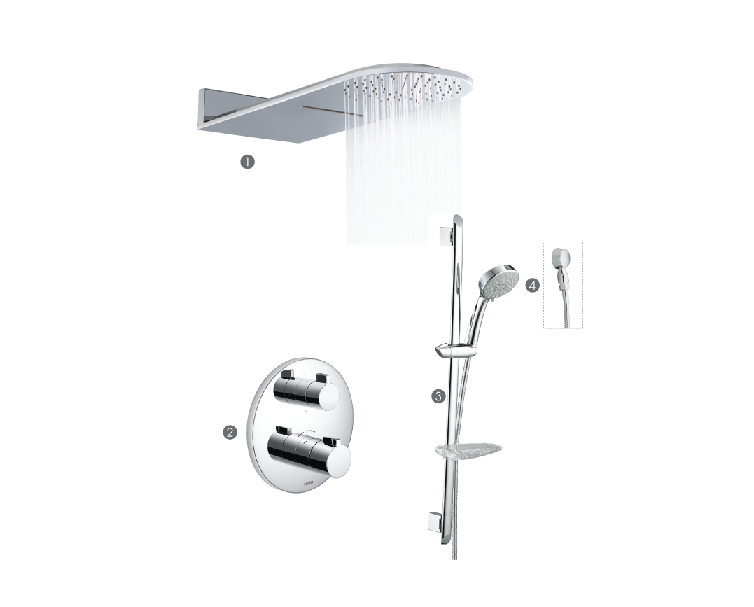 Bộ sen âm tường MOEN M22050 (Option 1)