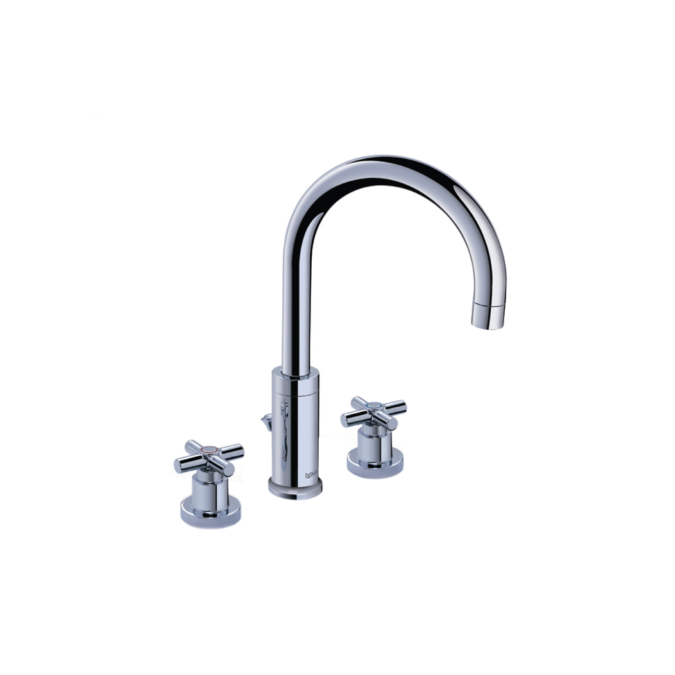 Vòi lavabo 3 lỗ nóng lạnh cao cấp MOEN 4040