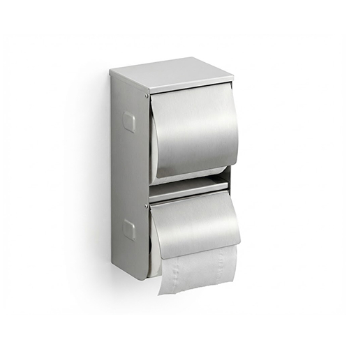Móc treo giấy vệ sinh 2 ngăn (inox) ATMOR TD-8302L
