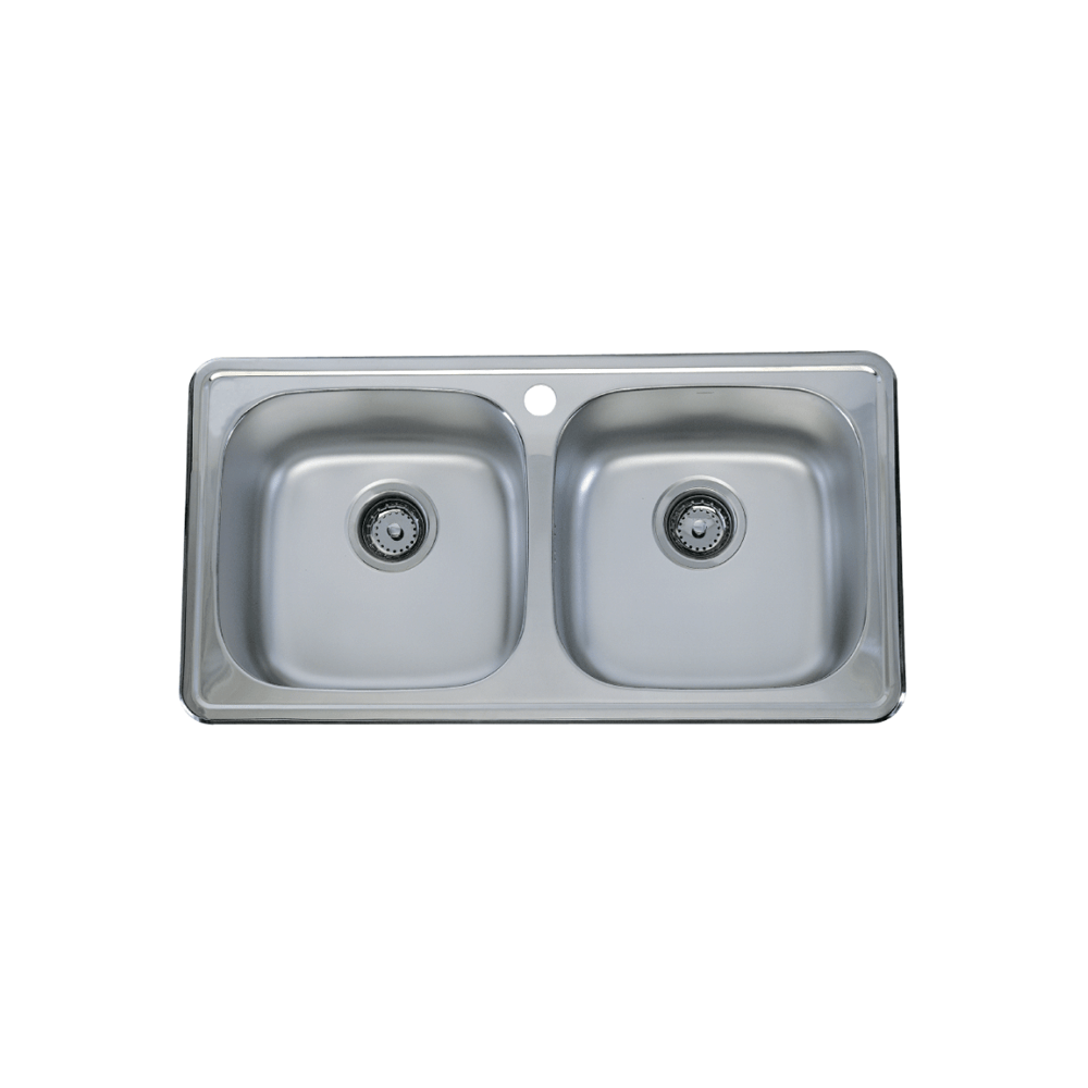 Bồn rửa chén inox 2 hộc Sand Finish MOEN MCL314MCL750