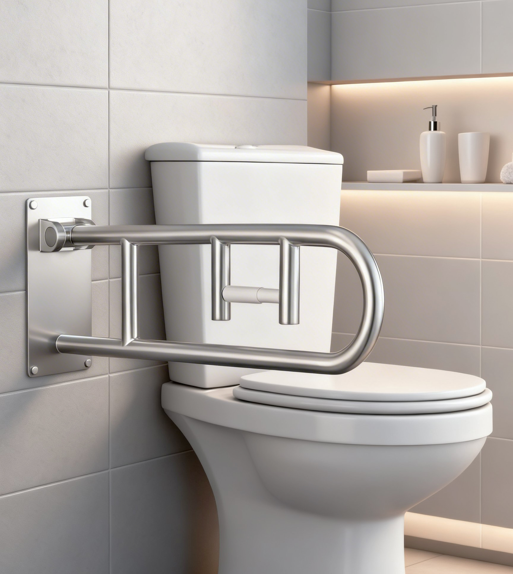 Tay vịn nhà vệ sinh cho người già MOEN R8962FD