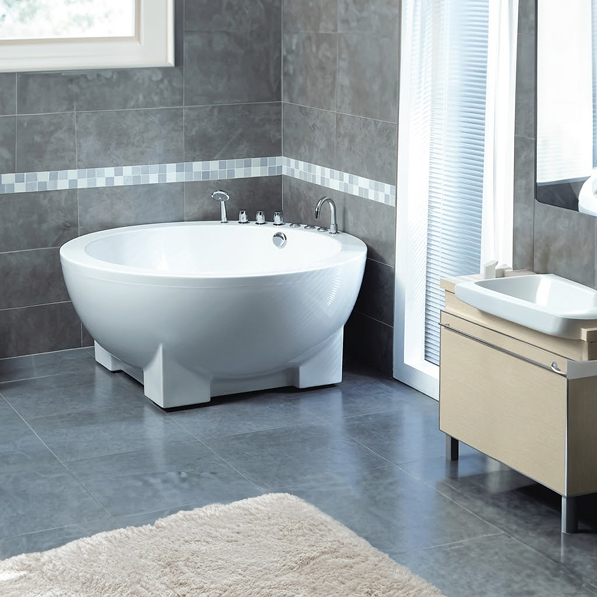Bồn tắm nằm tròn đặt sàn MANHATTAN M20808