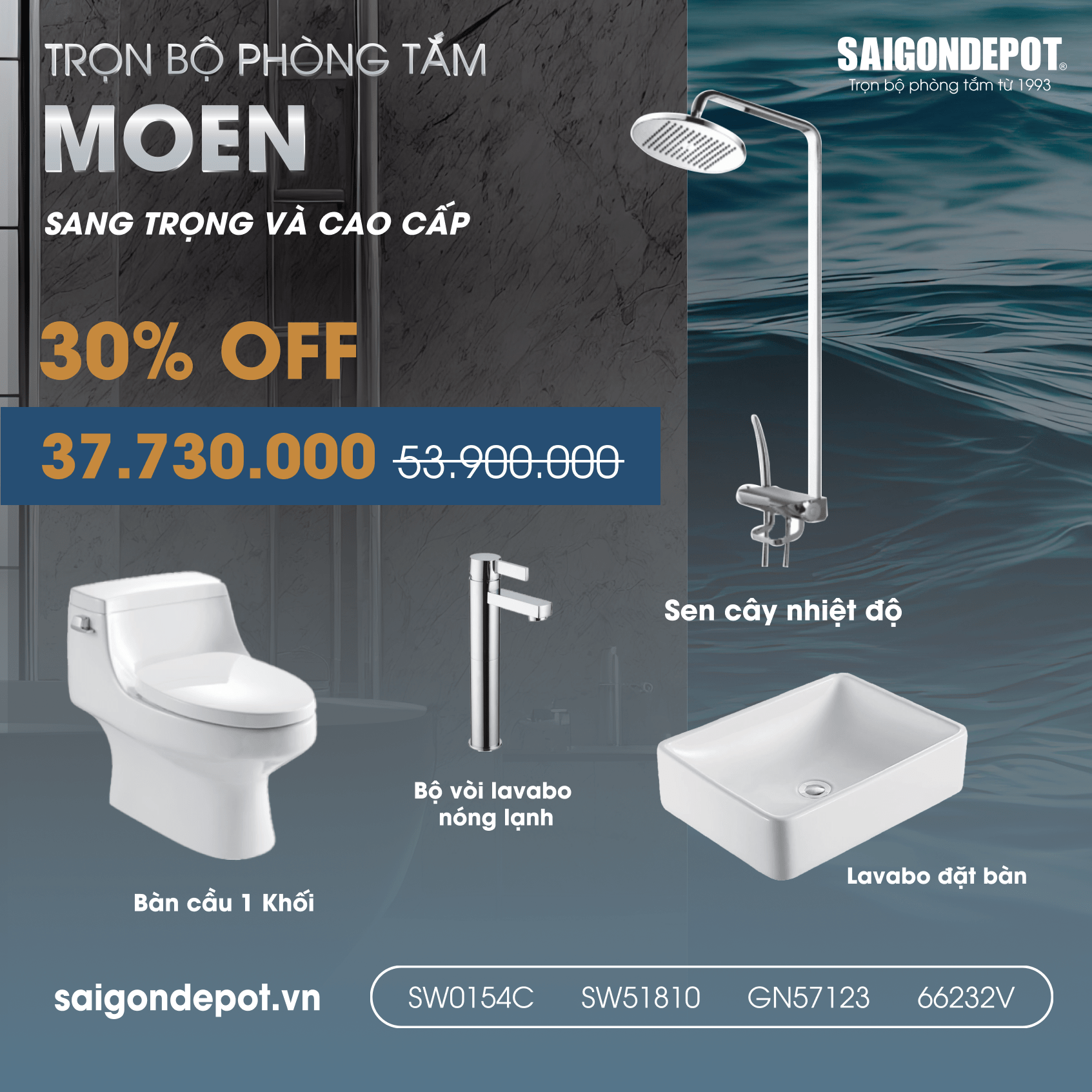 Combo MOEN 2