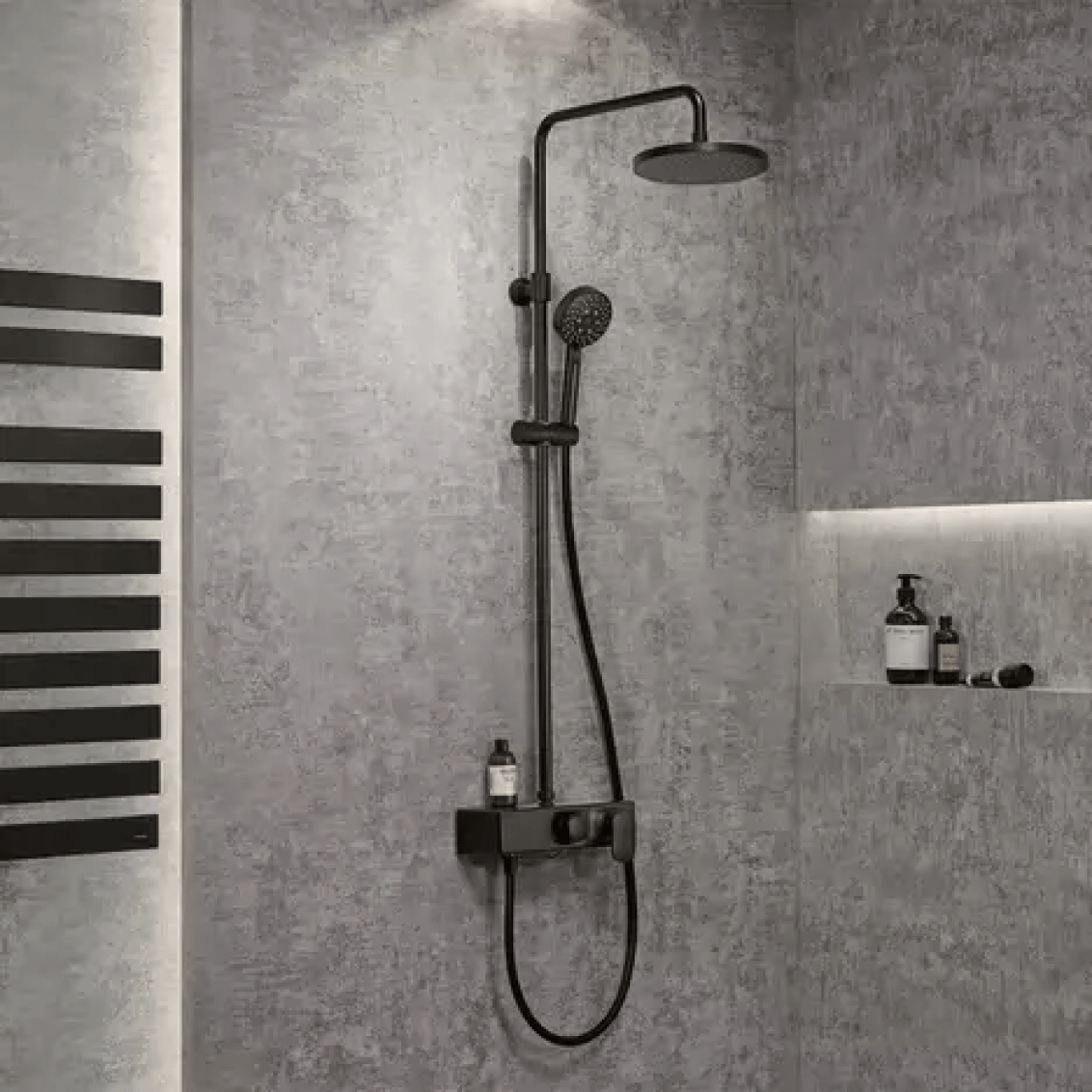 Bộ cần sen tắm nóng lạnh MOEN 15134BL