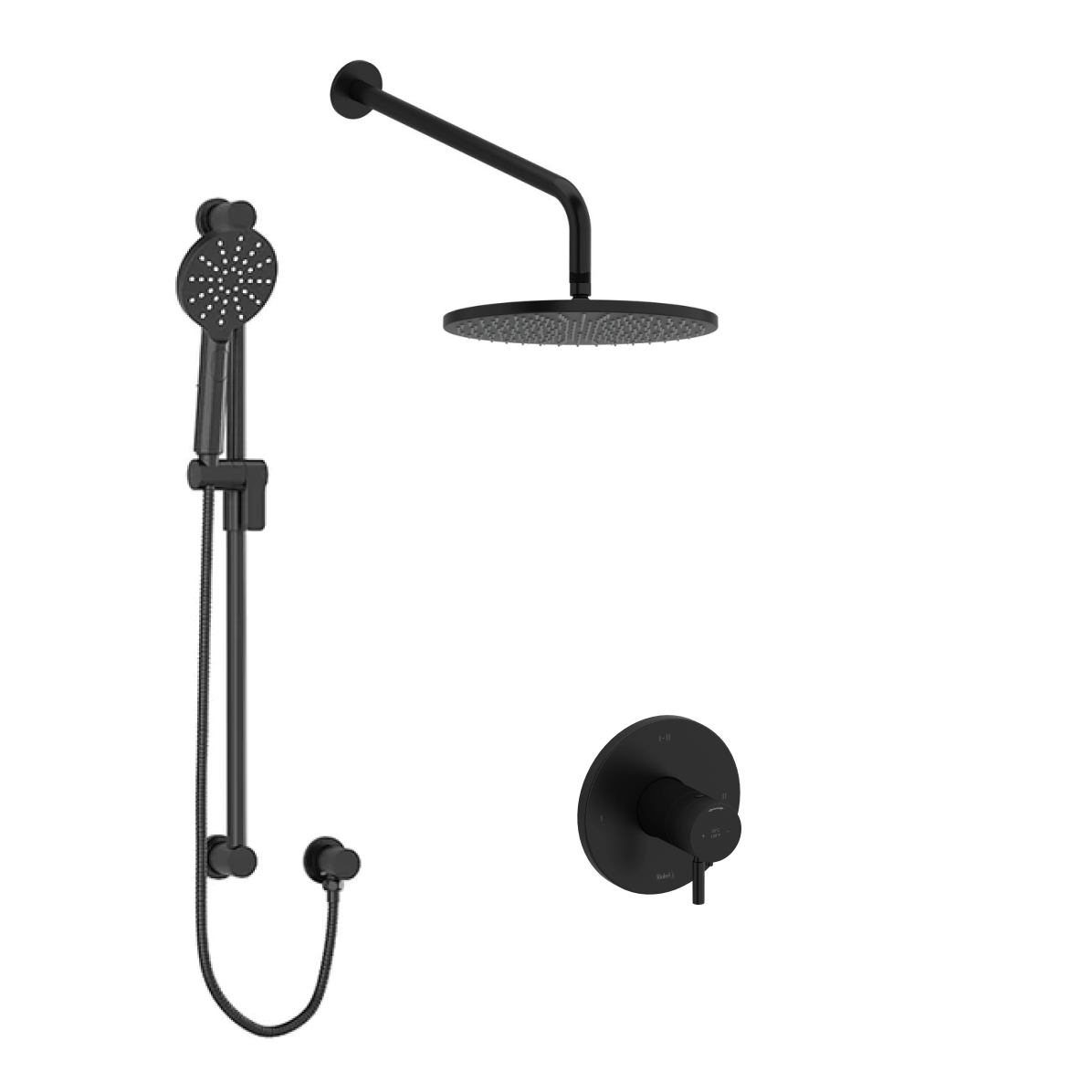 Bộ sen tắm mưa âm trần 24cm Riobel