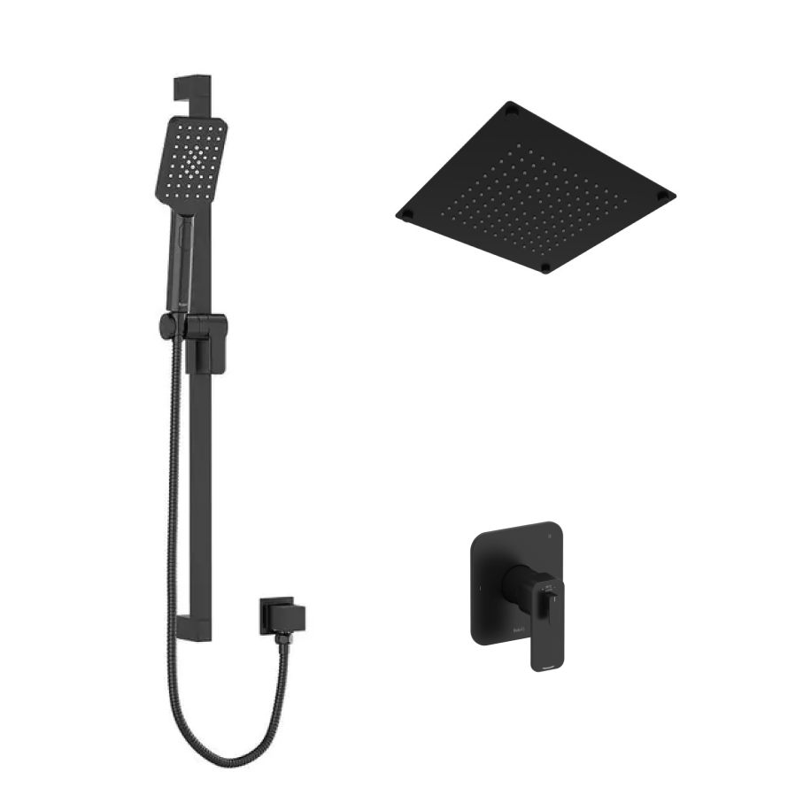 Bộ sen tắm đồng mạ Riobel Matte Black RK480BK