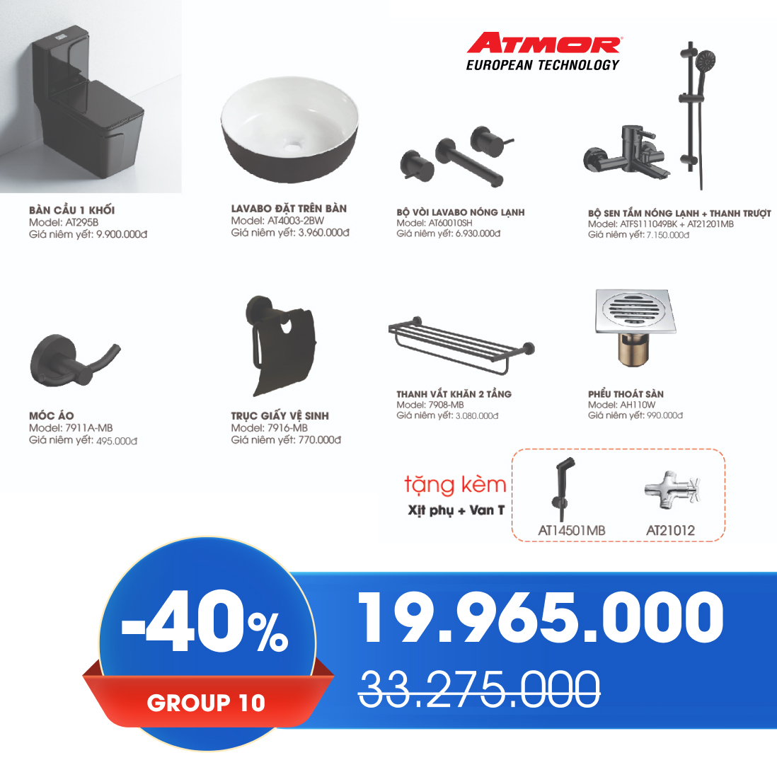Combo Atmor Group 10