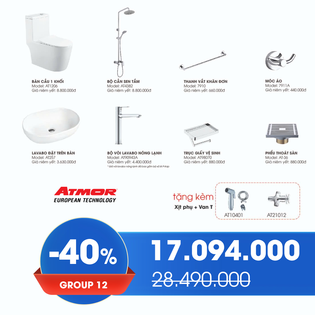 Combo Atmor Group 12