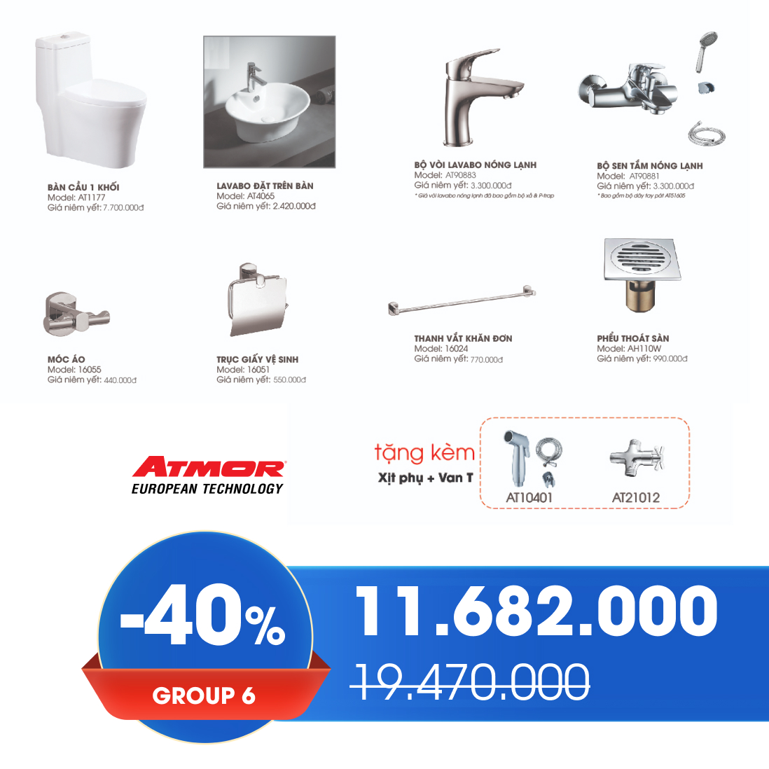 Combo Atmor Group 6