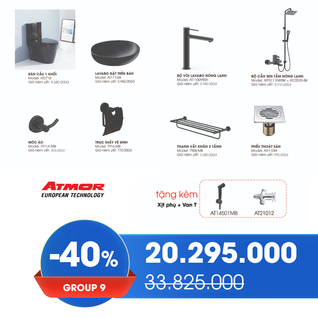 Combo Atmor Group 9