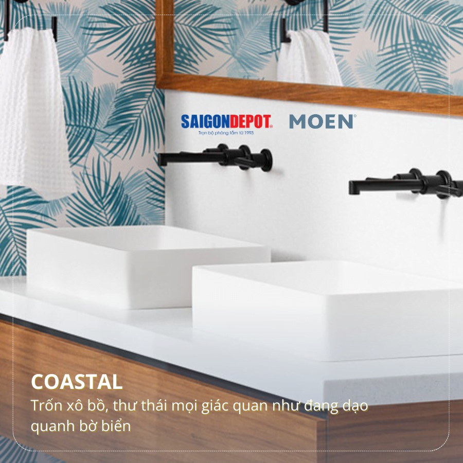 Coastal - biến phòng tắm thành ốc đảo của riêng mình