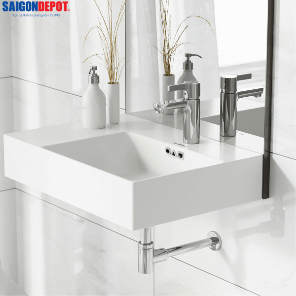 Lavabo treo tường - giải pháp cho phòng tắm nhỏ hẹp