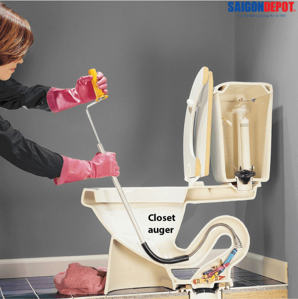 Cách thông bồn cầu bị tắc bị tắt từ nhẹ đến nặng một cách đơn giản