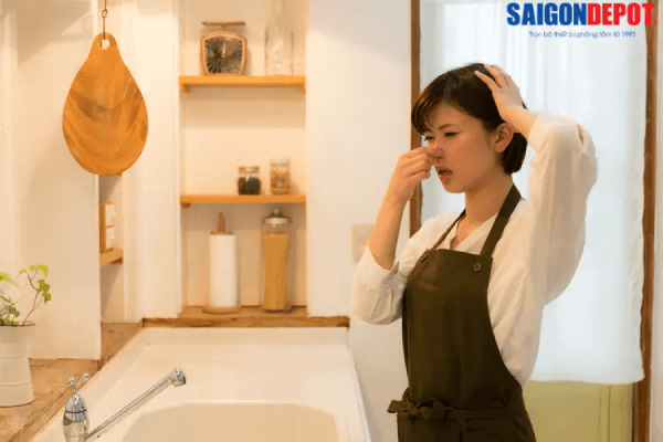 Bàn lavabo có mùi khó chịu - Nguyên nhân và cách khắc phục