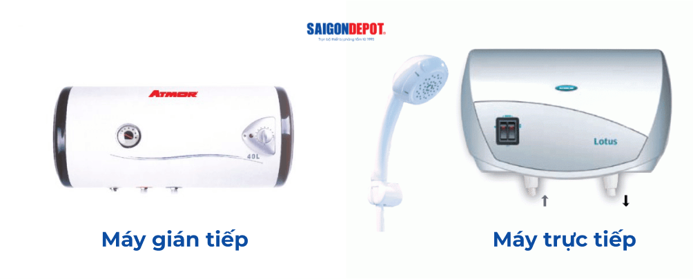 Nên mua máy nước nóng trực tiếp hay gián tiếp? - Đâu là sự lựa chọn tốt?