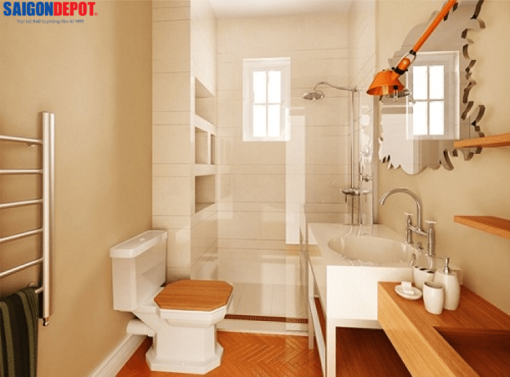 Tổng hợp 7 cải tạo phòng tắm nhỏ giúp giảm nhiệt độ phòng tắm