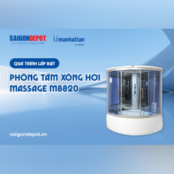TRẢI NGHIỆM PHÒNG TẮM XÔNG HƠI MASSAGE ĐẲNG CẤP TẠI NHÀ – CHỈ CÓ TẠI SAIGONDEPOT
