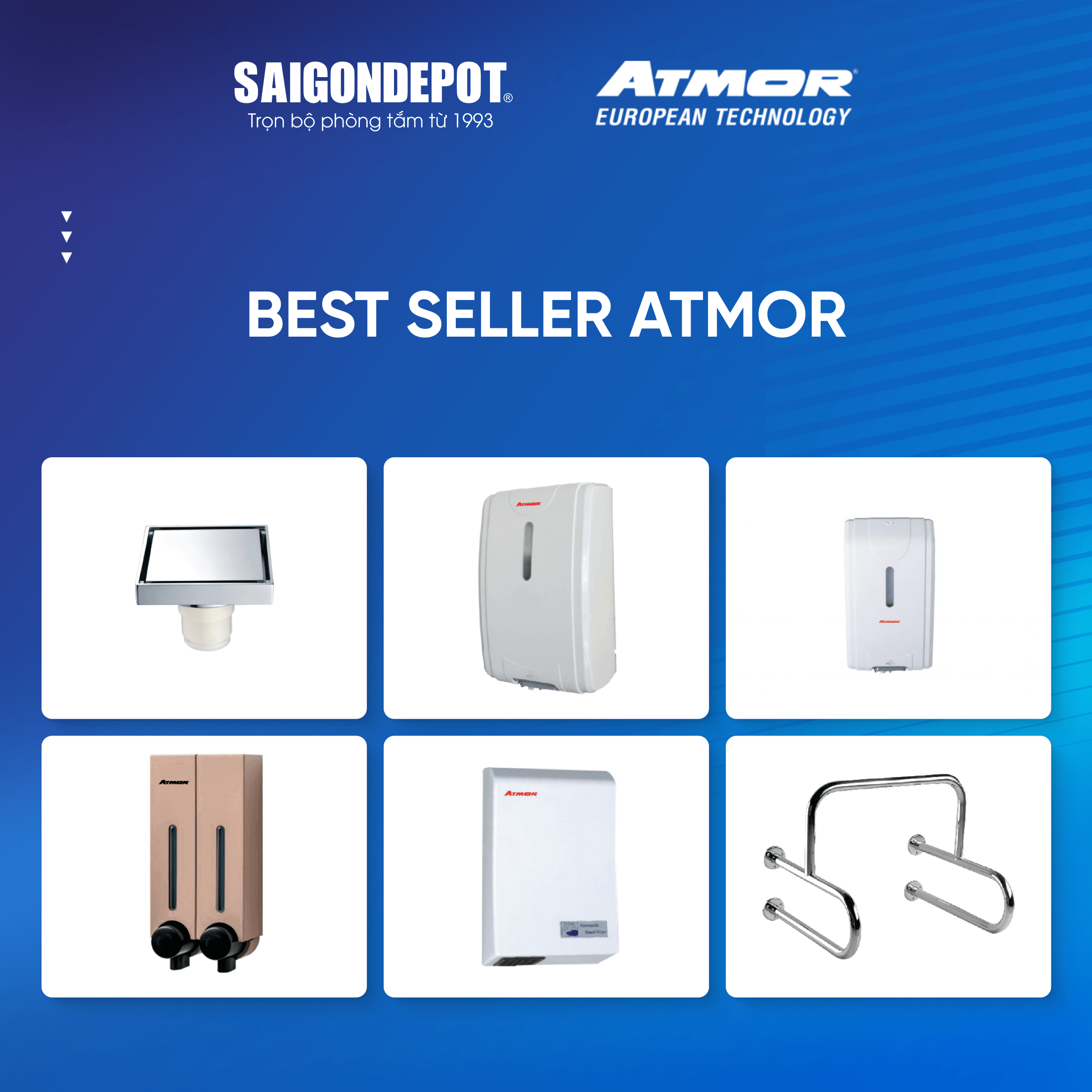 Top những phụ kiện bán chạy nhất của ATMOR trong năm 2023
